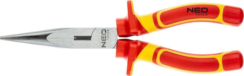 Neo Szczypce Replės ilgomis nosimis, tiesios, 200 mm, 1000 V, CrV, poliruotos