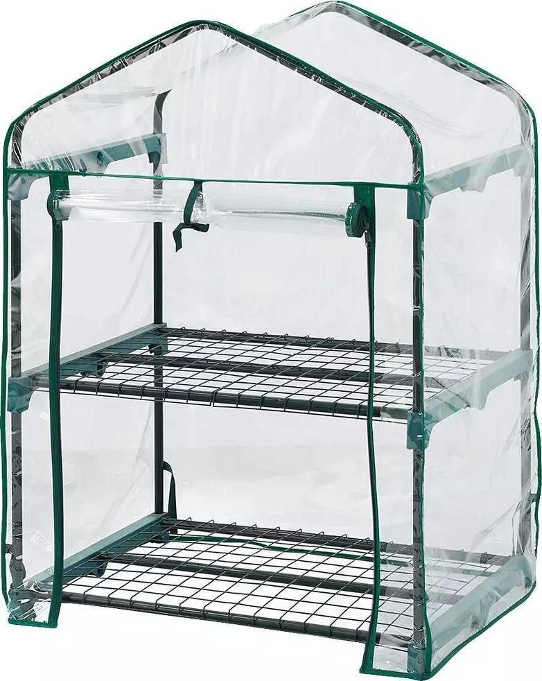 Szklarnia Šiltnamis 69 x 49 x 95 cm, PVC folija, metalinė konstrukcija