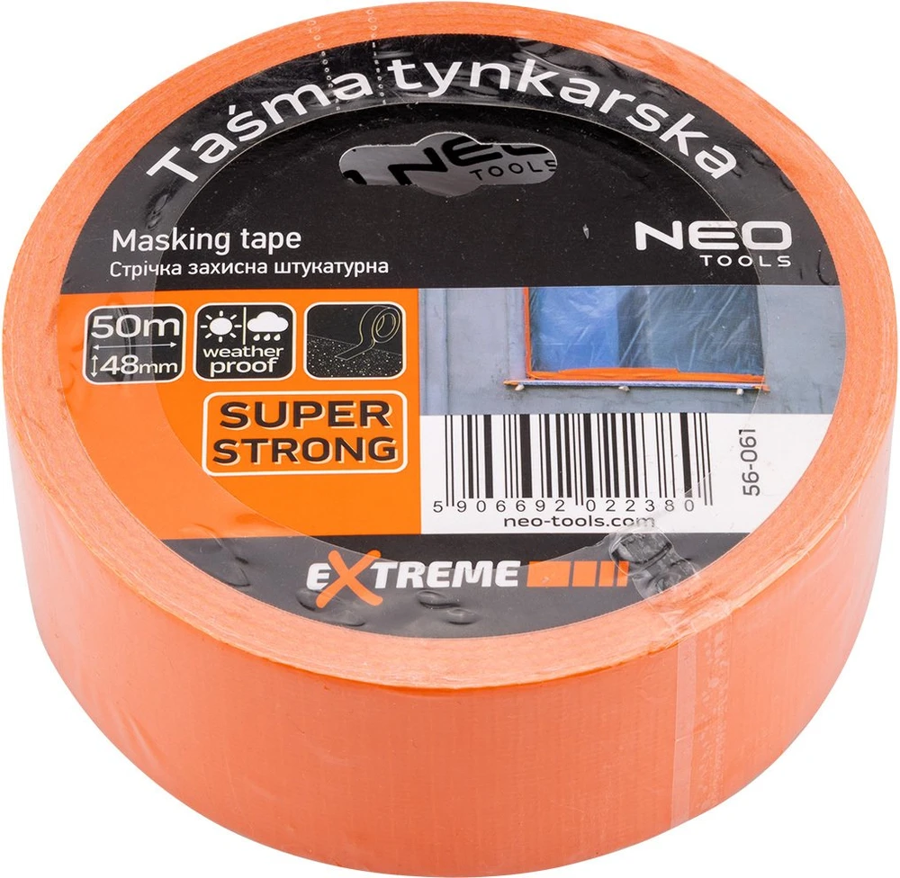 Neo Taśma Oranžinė tinkavimo juosta 48 mm x 50 m