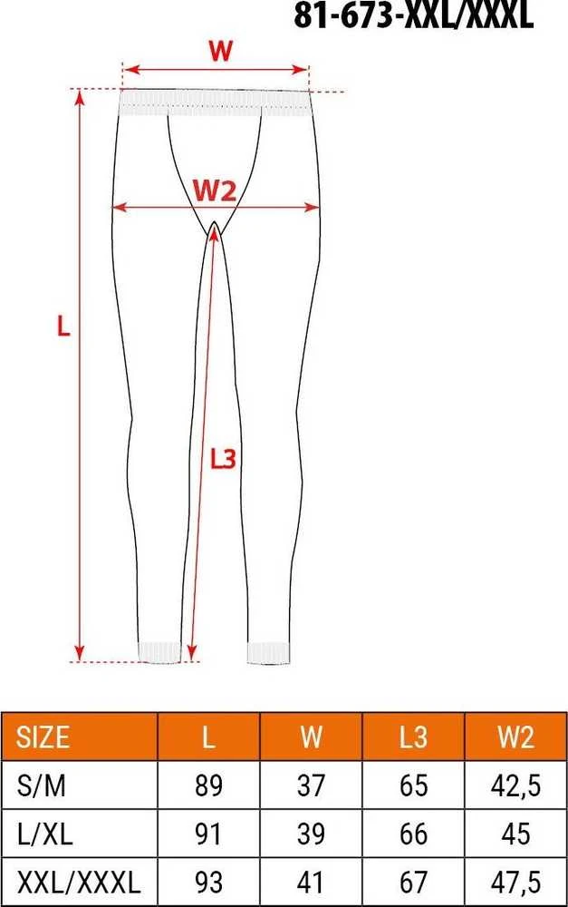 Kalesony CARBON termo ilgos kelnės, XXL/XXXL dydis