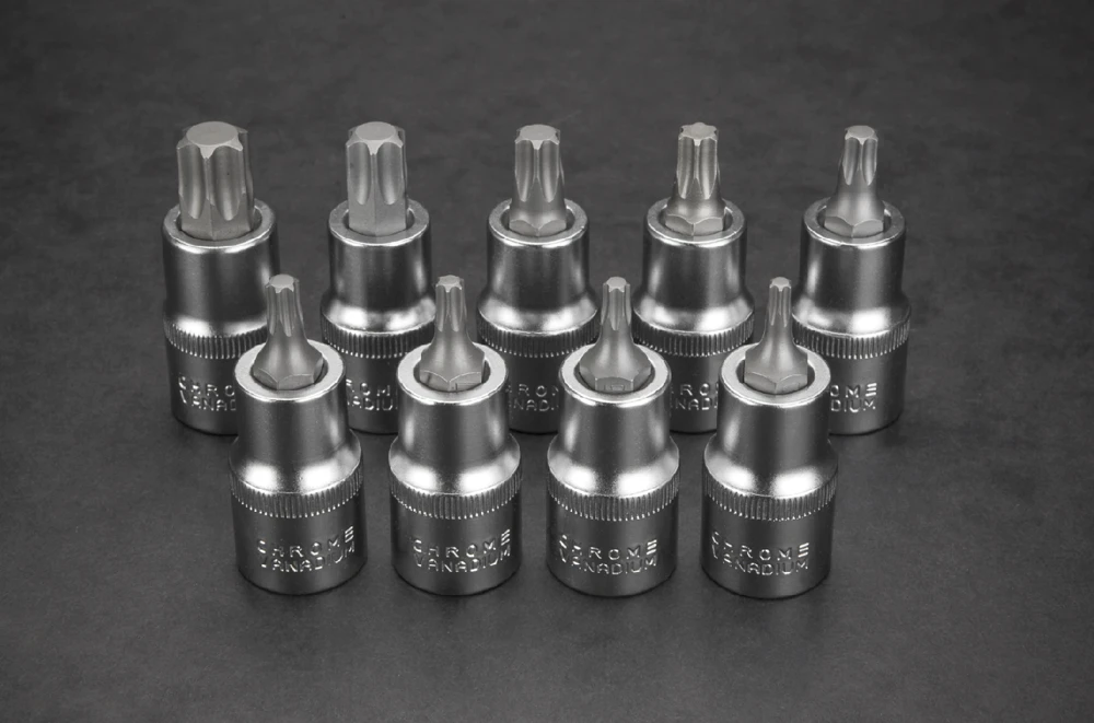 Neo Tools Torx galvučių rinkinys, 9 dalys, 55 mm