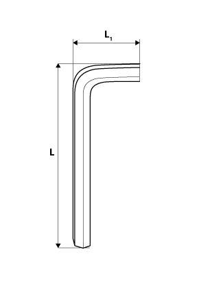 Klucz Torx T20, CrV raktas