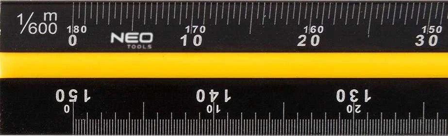 Linijka Trikampė liniuotė, 30 cm