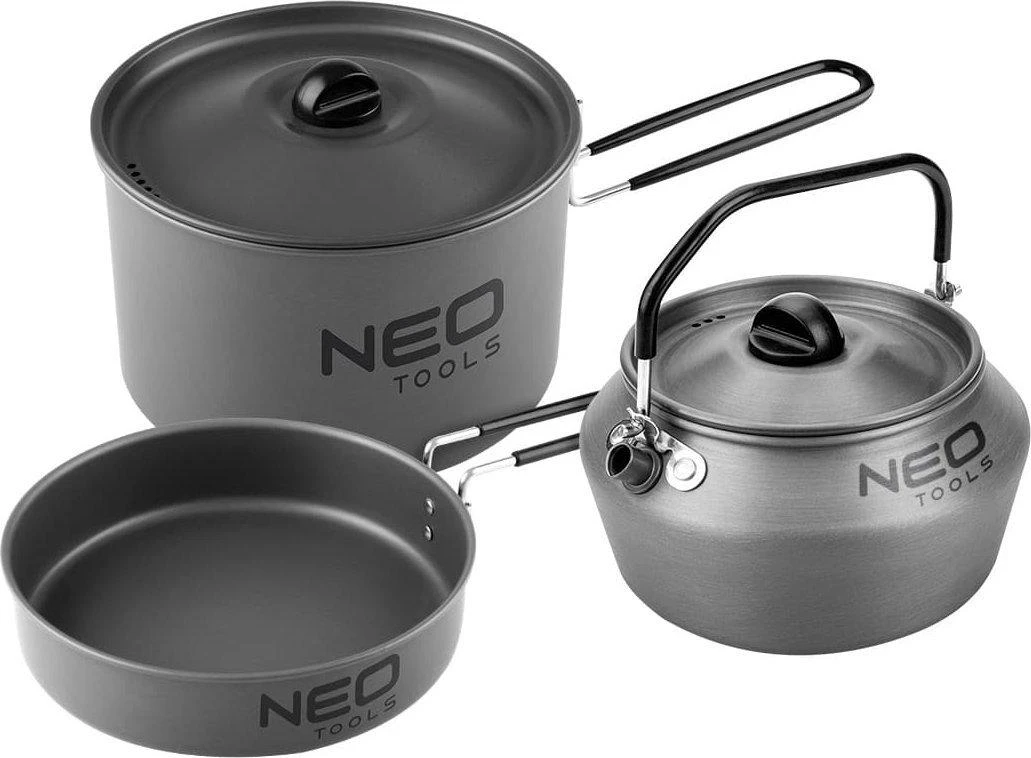 NEO turistinių puodų rinkinys 3in1