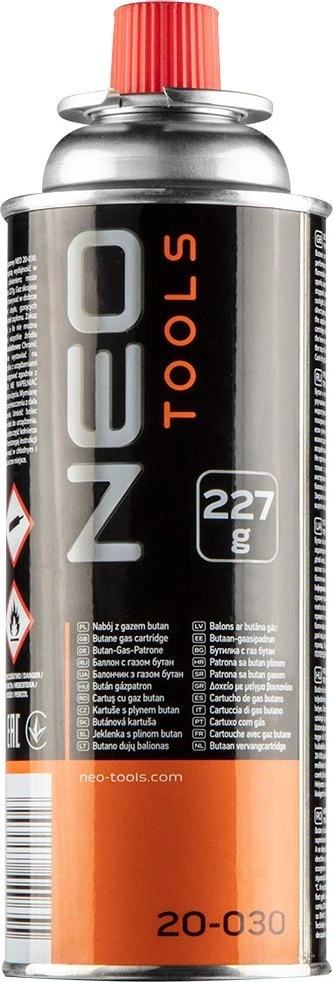 Palnik Užsukamas dujų degiklis + butano dujų balionėlis, 227 g