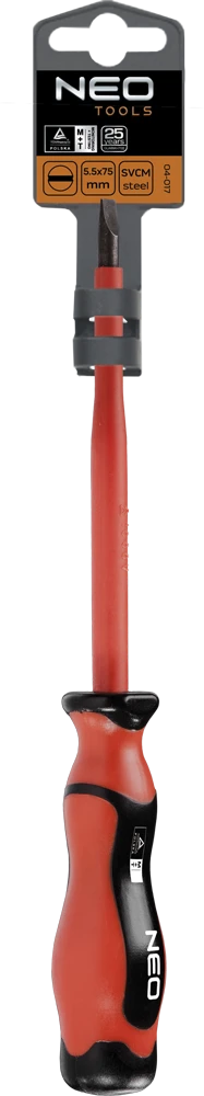 Wkrętak Plokščias atsuktuvas 1000 V, 1 x 5,5 x 125 mm