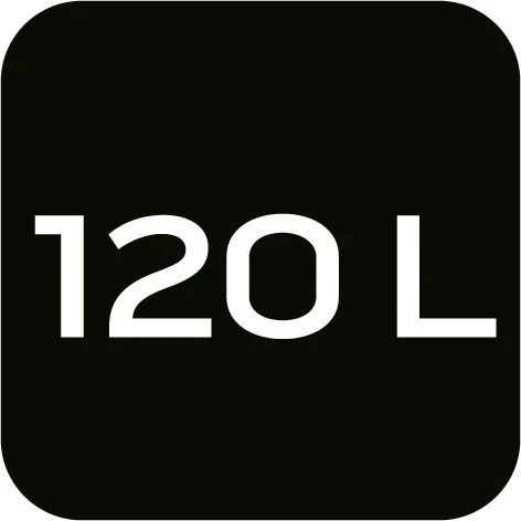 Worki Atliekų maišai 120 l, žali, su juostele, 40 mikronų, 10 vnt.