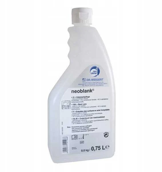 Neodisher Neoblank – nerūdijančio plieno priežiūros priemonė – 0,75 l