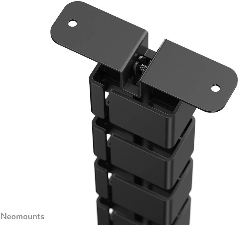 NEOMOUNTS CABLE SPINE ORGANIZER FOR SIT/STAND DESK FRAMES, SCREW MOUNTED, Juodas