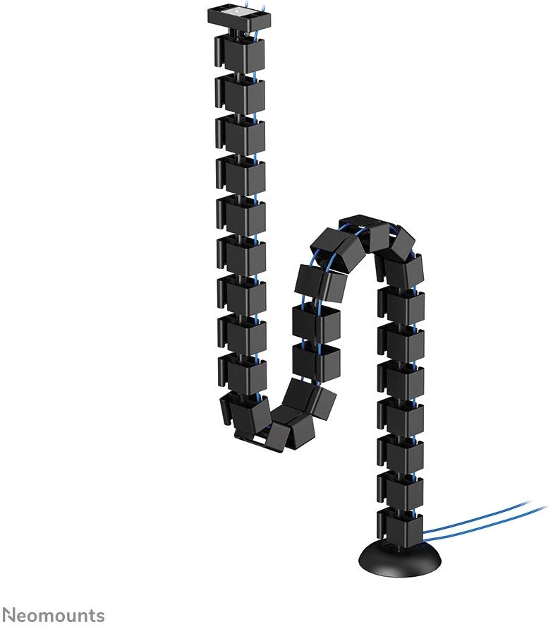 Laikiklis NEOMOUNTS CABLE SPINE ORGANIZER FOR SIT/STAND DESK FRAMES, MAGNET MOUNTED, Juodas