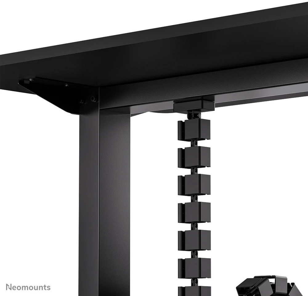 Laikiklis NEOMOUNTS CABLE SPINE ORGANIZER FOR SIT/STAND DESK FRAMES, MAGNET MOUNTED, Juodas