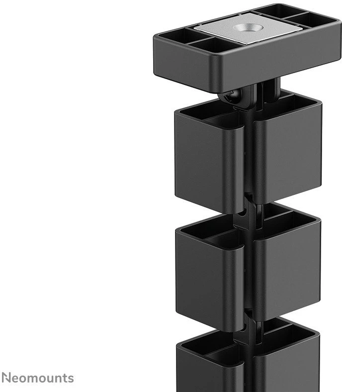 Laikiklis NEOMOUNTS CABLE SPINE ORGANIZER FOR SIT/STAND DESK FRAMES, MAGNET MOUNTED, Juodas