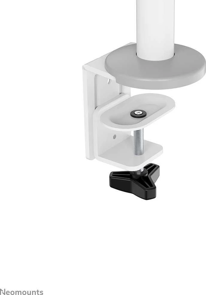 Laikiklis NEOMOUNTS SCREEN STALO MONTAVIMAS DVIEJIEMS MONITORIAMS, Baltas (CLAMP+GROMMET)