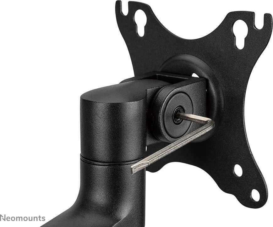 Laikiklis NEOMOUNTS SCREEN STALO MONTUVAS DVIEM EKRANAMS, Juodas (CLAMP+GROMMET)