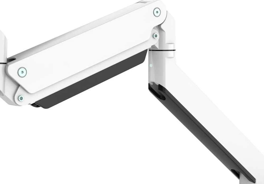 Newstar NM-D775DX3WHITE monitoriaus laikiklis arba stovas 61 cm (24") Gnybtas / varžtai Balta
