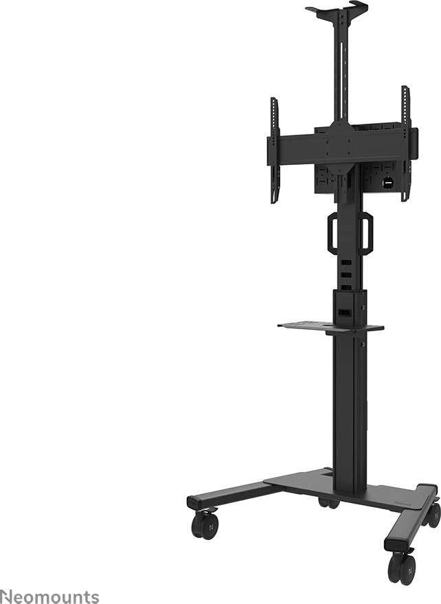 Laikiklis NEOMOUNTS BY NEWSTAR SELECT MOBILE DISPLAY FLOOR STAND (32-75") 10 CM. WHEELS Juodas