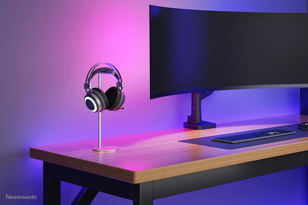 Ausinės NEOMOUNTS HEADPHONE STAND, ALUMINUM
