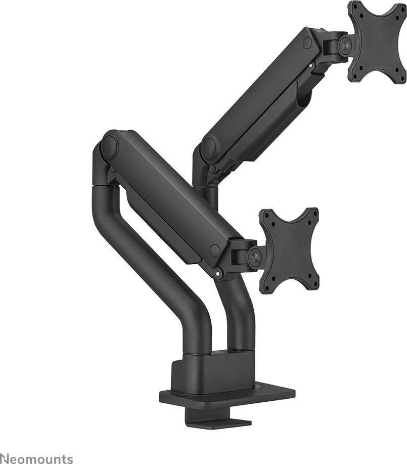 Laikiklis NEOMOUNTS PASIRINKITE STALO MONTAVIMĄ, DVIGUBAS EKRANAS (TOPFIX CLAMP & GROMMET)