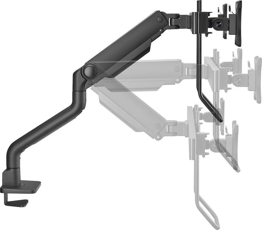 Laikiklis Neomounts Next One Desk Mount, double display crossbar (topfix clamp &grommet)