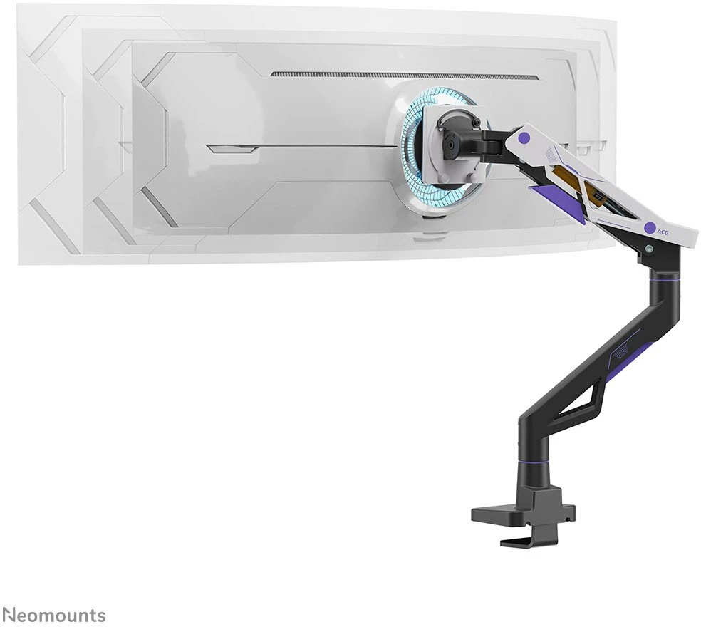 Laikiklis Neomounts Desk Mount | DS70-256BL1 Gaming Monitorius Arm - Gas Spring - Topfix | Height, tilt, swivel, rotation, width, depth | 24-57 " | Maximum weight (capacity) 30 kg | Juodas