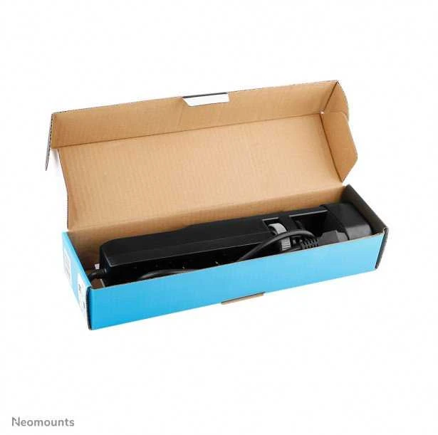„Neomounts“ | Stalinis lizdas su spaustuku ir USB-C bei USB-A jungtimis – greitas įkrovimas | DS22-840BL6