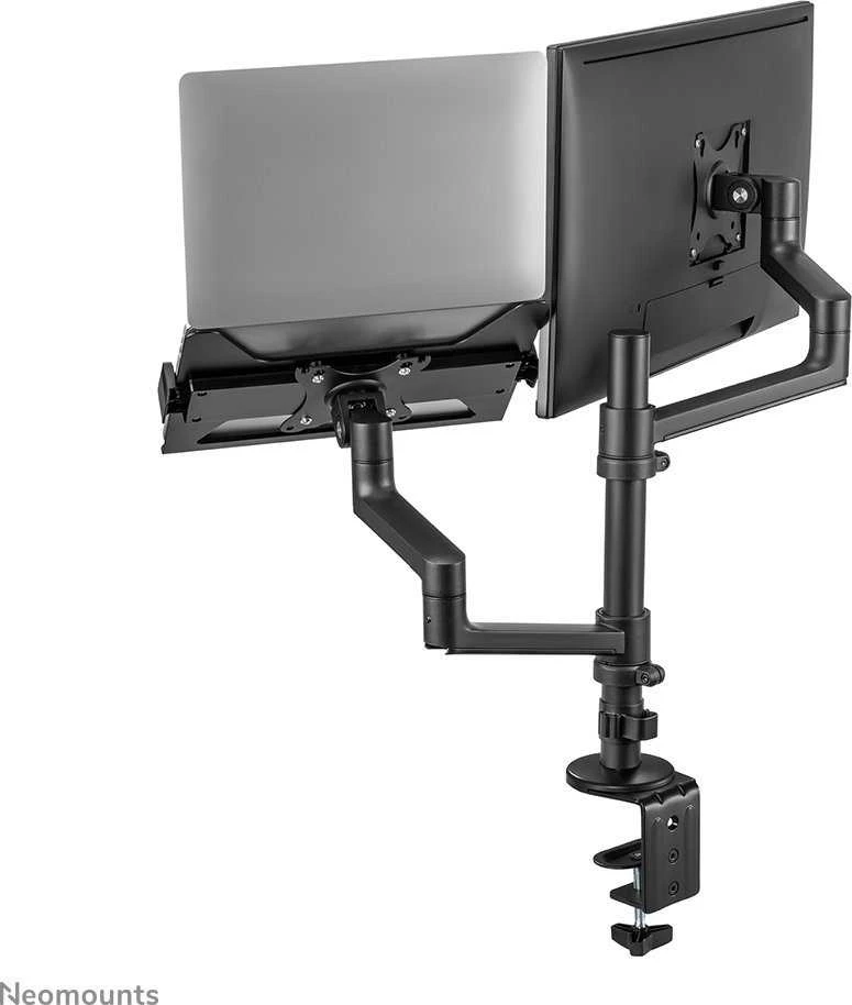 Laikiklis NEOMOUNTS nešiojamasis kompiuteris + SCREEN STALO MONTAVIMAS (CLAMP + GROMMET)