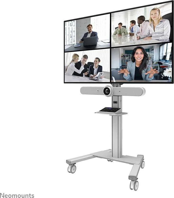 Laikiklis NEOMOUNTS BY NEWSTAR SELECT VIDEO KIT CAM- &AV SHELF (INCL. LOGITECH RALLY BAR (MINI) ADAPTER FOR FL50S-825WH1