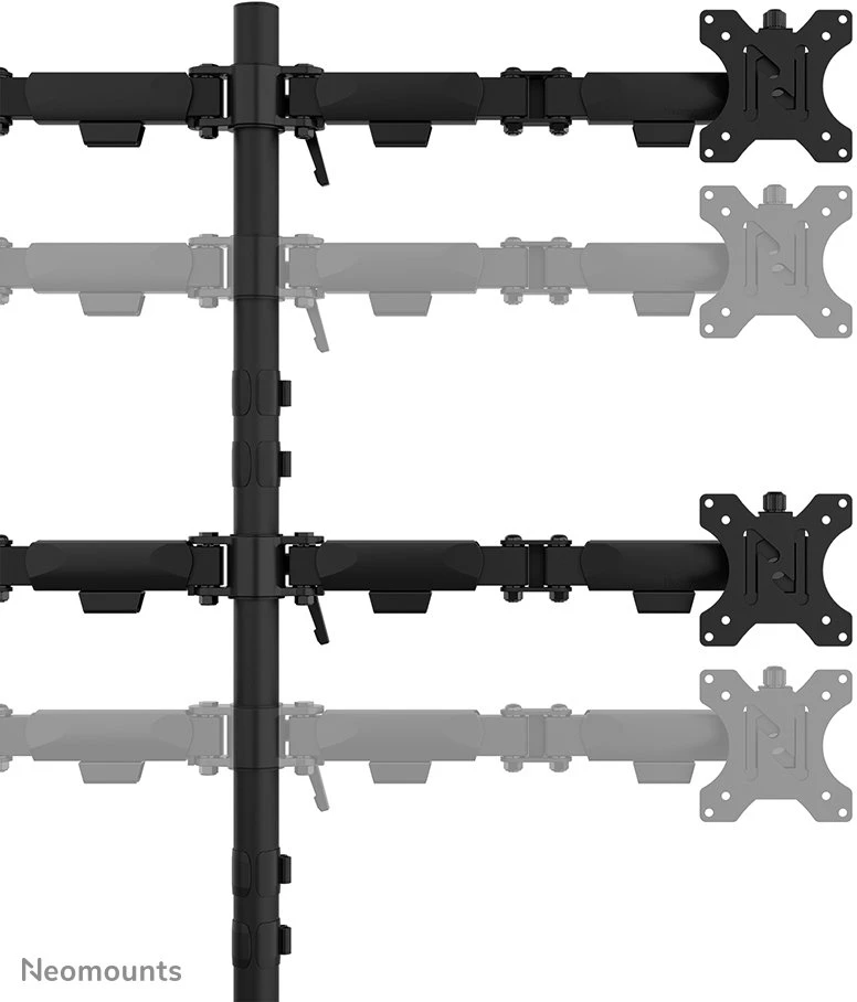 Laikiklis NEOMOUNTS NERO QUADRUPLE MONITORIUS ARM 10-32"