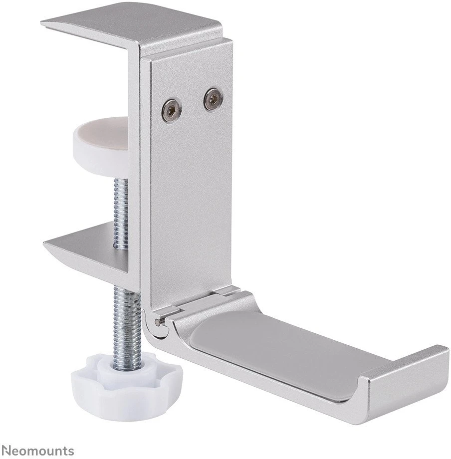 NEOMOUNTS HEADPHONE HOLDER, CLAMP MOUNTED, ALUMINUM