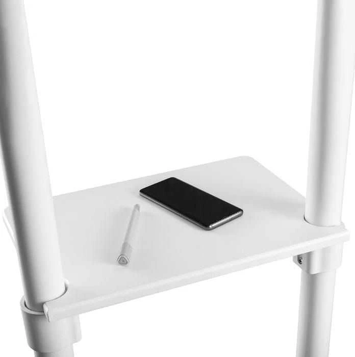 Laikiklis „Neomounts NEWSTAR“ MOBILUSIS PLOKŠČIAEKRANIO GRINDŲ STOVAS (AUKŠTIS: 160 CM) 37–70" Baltas