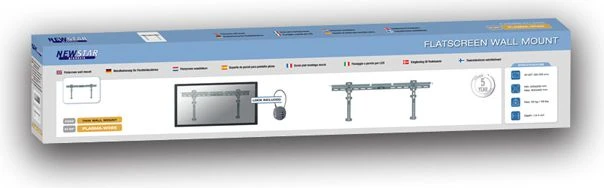 Neomounts Newstar PLASMA-W065 plokščiųjų ekranų sieninis laikiklis 190,5 cm (75") Sidabras