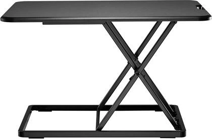 „Neomounts NEWSTAR WORKSTATION“ – SĖDIMO-STOVIMO DARBO VIETA (AUKŠČIO REGULIAVIMAS: 4–40 CM), Juodas