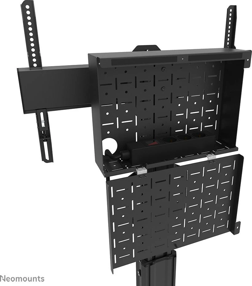 Laikiklis NEOMOUNTS BY NEWSTAR SELECT MOBILE DISPLAY FLOOR STAND (32-75") 10 CM. WHEELS Juodas
