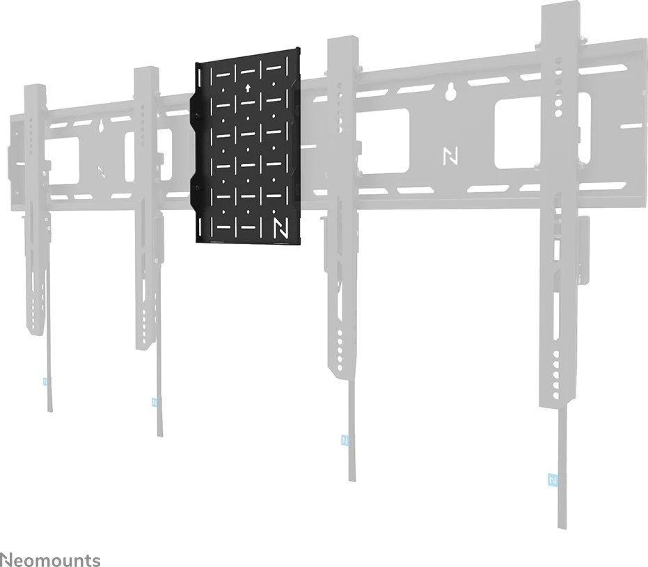 Laikiklis „NEOMOUNTS LEVEL-750“ AV ĮRENGINIŲ LAIKYMO STOVYKLA (SKIRTA „LEVEL-750“ SIENINIAMS LAIKIKLIAMS, GREITAS MONTAVIMAS)