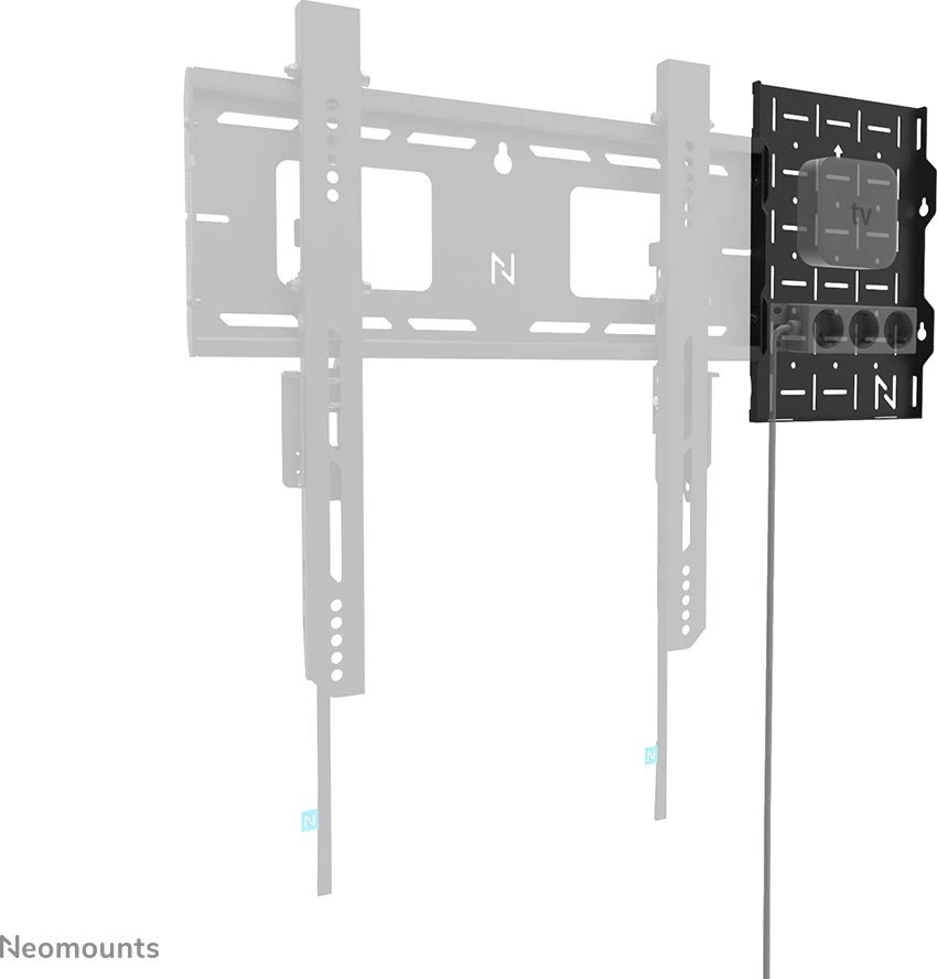 Laikiklis „NEOMOUNTS LEVEL-750“ AV ĮRENGINIŲ LAIKYMO STOVYKLA (SKIRTA „LEVEL-750“ SIENINIAMS LAIKIKLIAMS, GREITAS MONTAVIMAS)