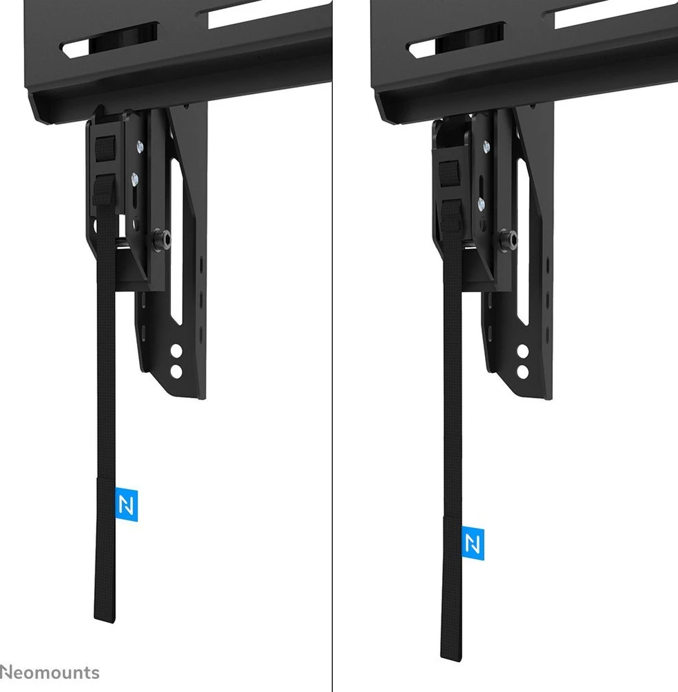 Laikiklis NEOMOUNTS LEVEL-750 WALL MOUNT (XL, 125 KG, TILTABLE, TILT GUARD, CONNECTABLE, VESA 400X400)