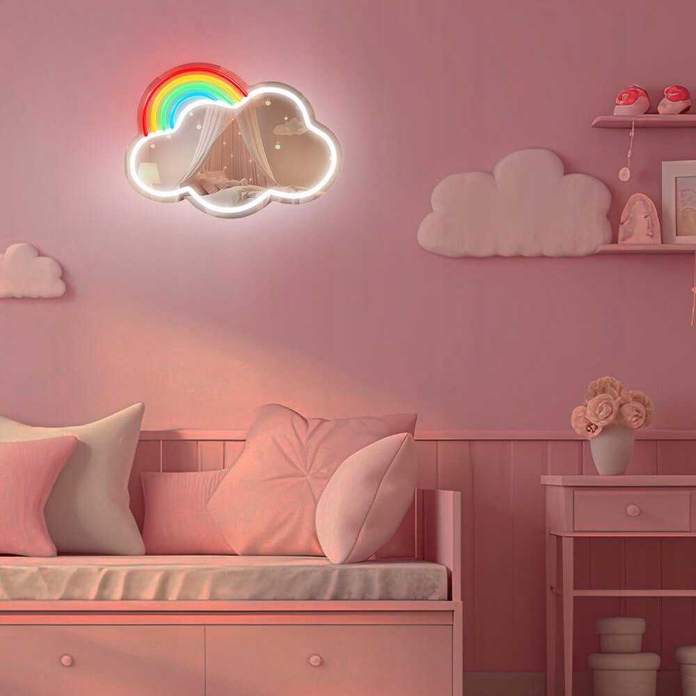 Neoninis veidrodis LED CLOUD daugiaspalvis FMNE05 Forever Light