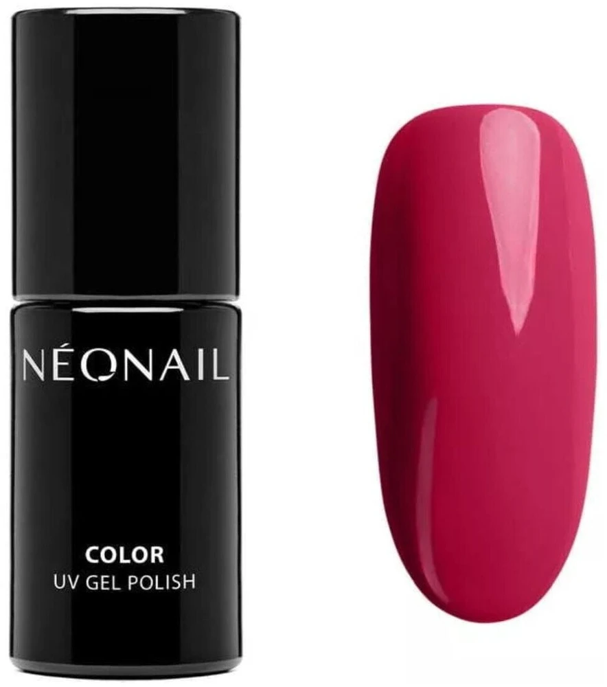 Neonail UV gelinis lakas, spalvotas hibridinis lakas, viliojanti raudona 7.2ml