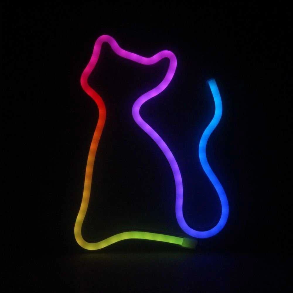 Neoninis LED RGB šviestuvas CAT FLRN03 + RC Forever Light
