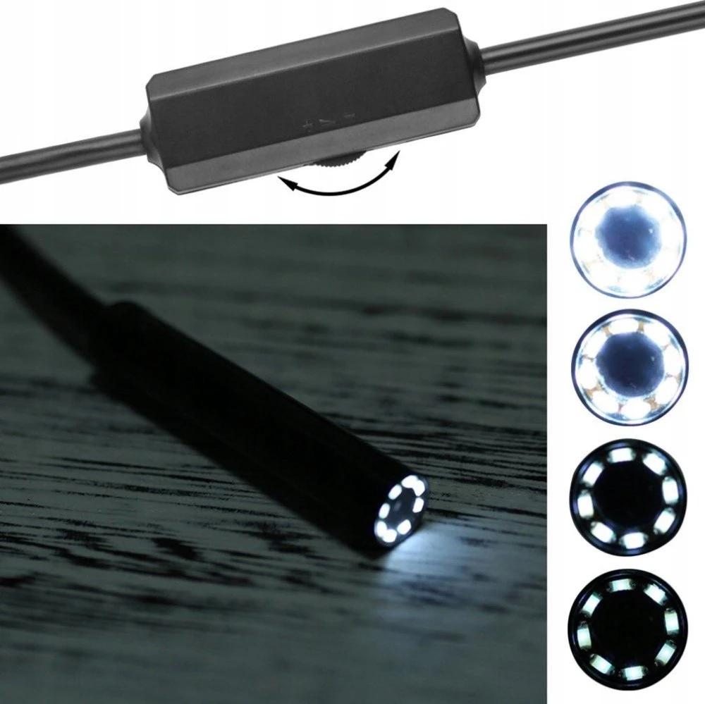 NeoTec NeoTEC Ender 11 HD tikrinimo kamera USB-C / Micro USB standus kabelis 3,5 metro