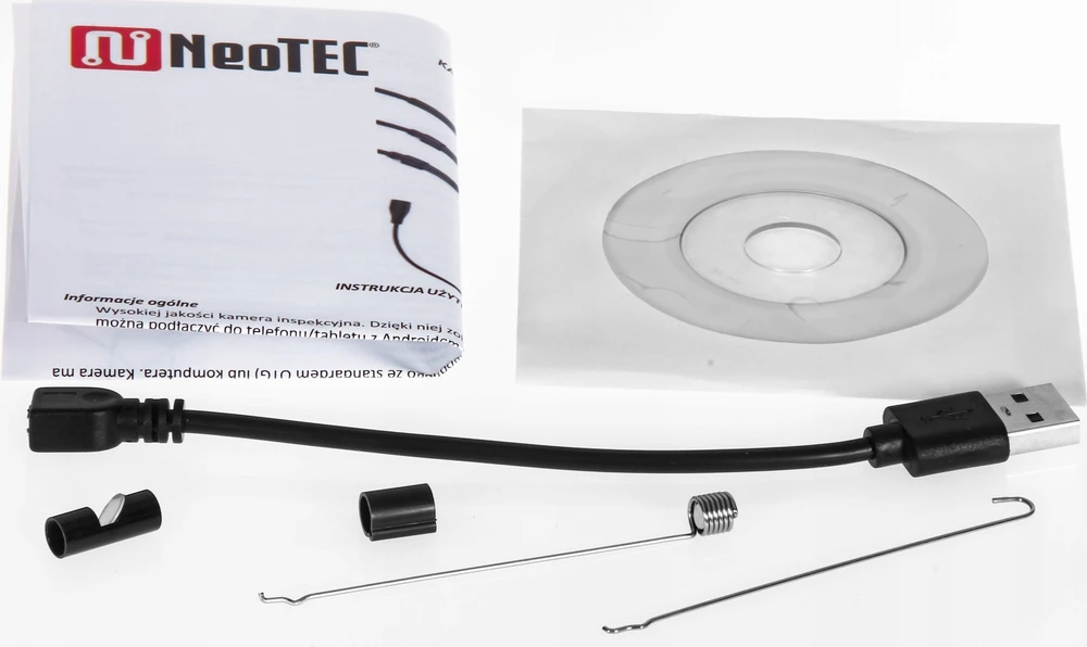 NeoTec NeoTEC Ender 11 HD tikrinimo kamera USB-C / Micro USB standus kabelis 3,5 metro