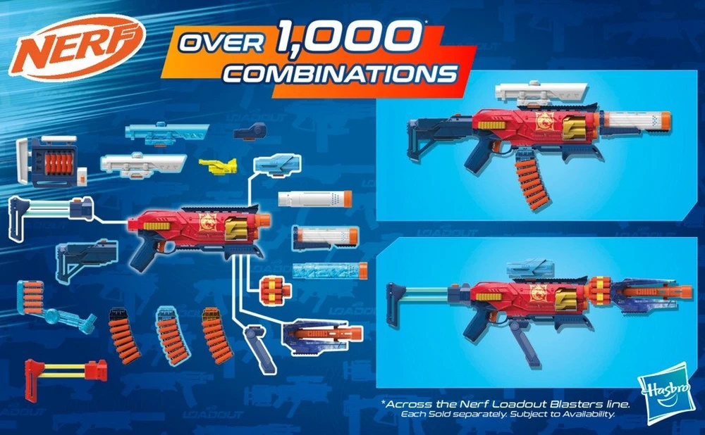 Žaislinis šautuvas Nerf Loadout Blaster Shadowspeed Recon