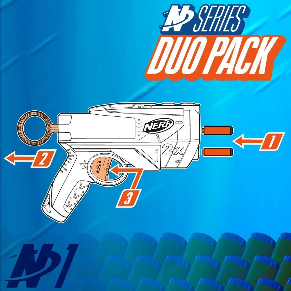 NERF N SERIES Rinkinys 2 žaidėjams