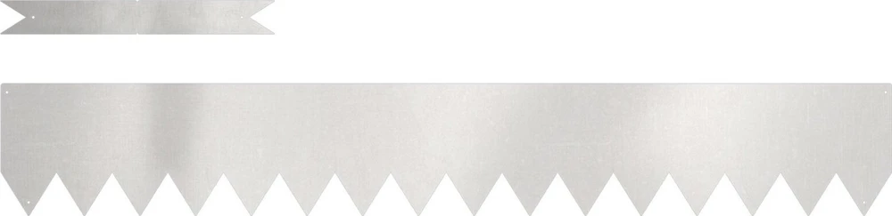 Vejo kraštas 10 vnt. 100 x 0,05 x 15 cm Nerūdijantis Plienas