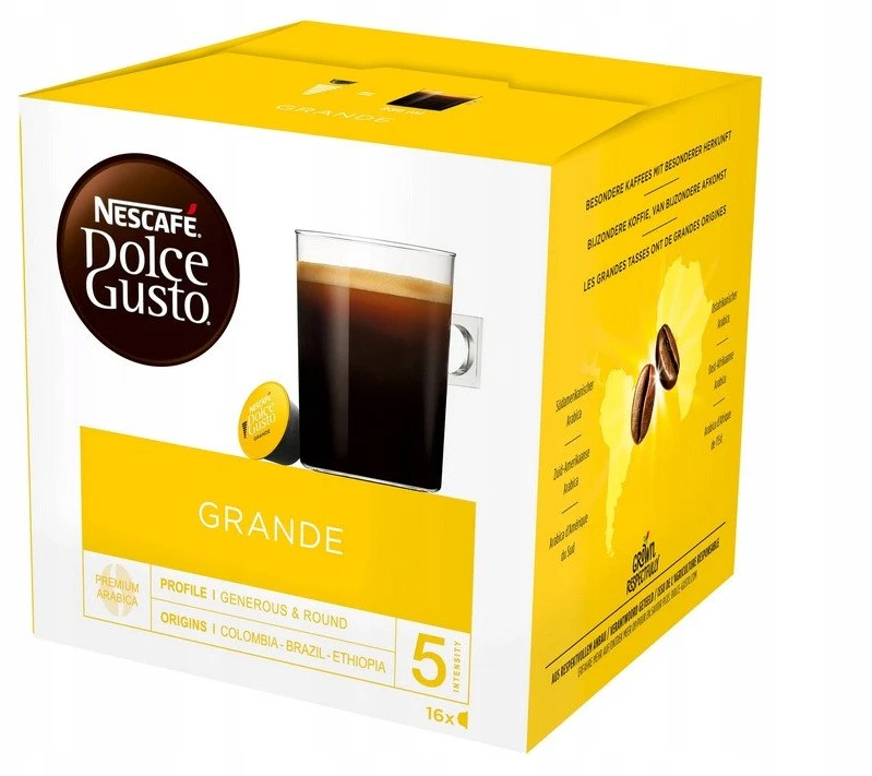 Kavos kapsulės NESCAFE DOLCE GUSTO GRANDE, 16 vnt.