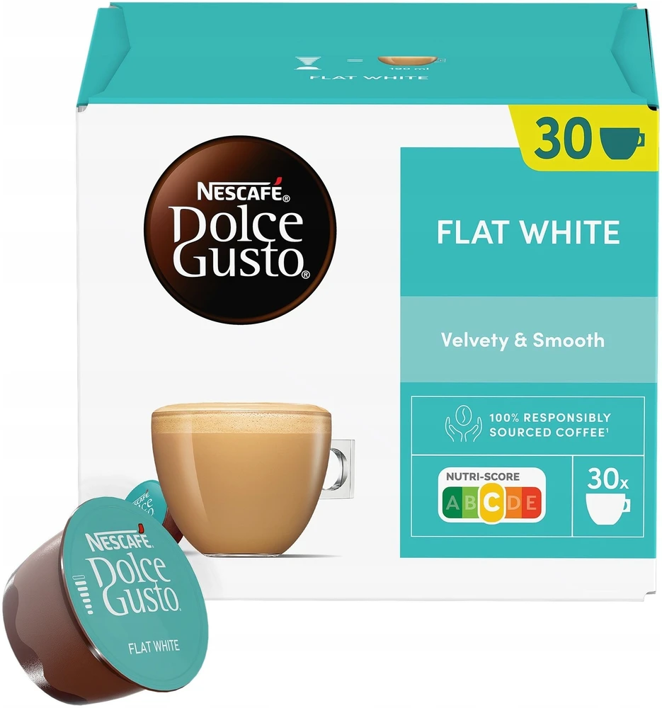 Nezatříděno Nescafe Dolce Gusto Kapsulės Flat Baltas 30 vnt.