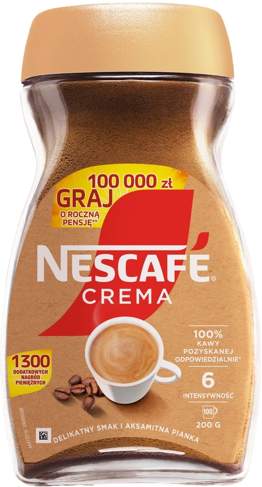 Nescafe KAWA NESCAFE CREMA 200g tirpi
