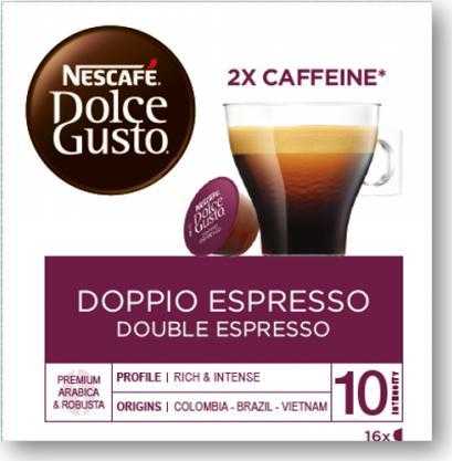 Coffee capsules NESCAFÉ® Dolce Gusto®Coffee capsules NESCAFÉ® Dolce Gusto® Doppio Espresso, 16 pcs.