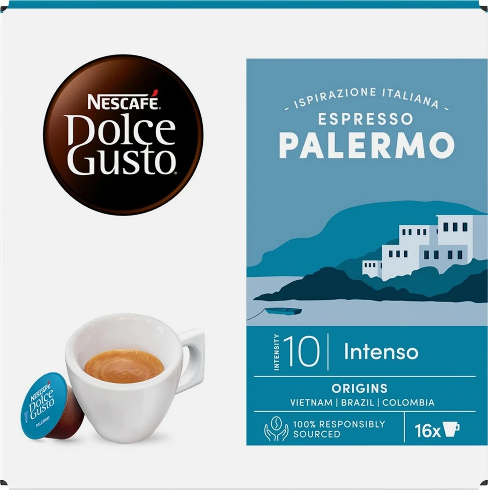Nescafe Dolce Gusto Espresso Palermo kava, 16 kapsulių dėžutėje