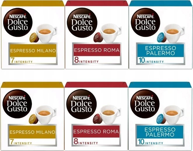 Nescafe Dolce Gusto Espresso Palermo kava, 16 kapsulių dėžutėje